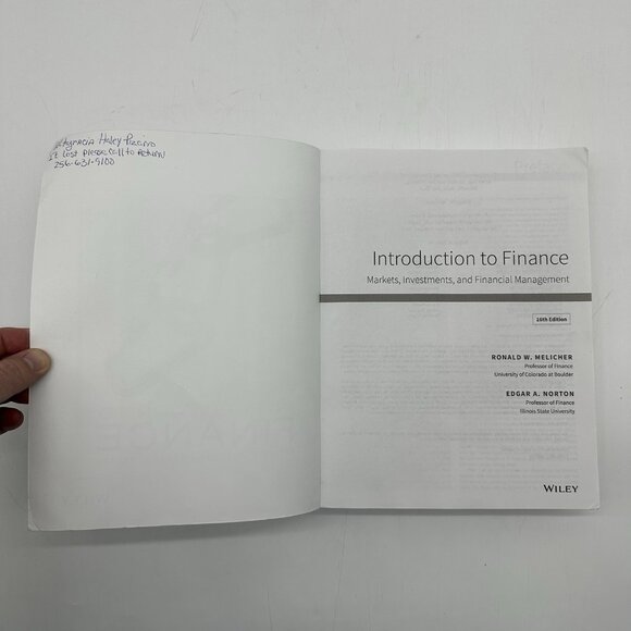 Introduction to Finance: Markets, Investments, and Financial Management 16th Ed - Picture 7 of 10